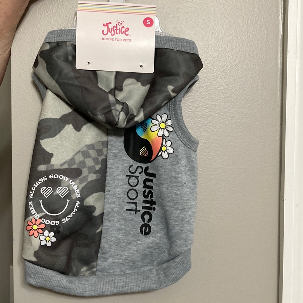 Justice Hoodie for Dog Brand New with Tags